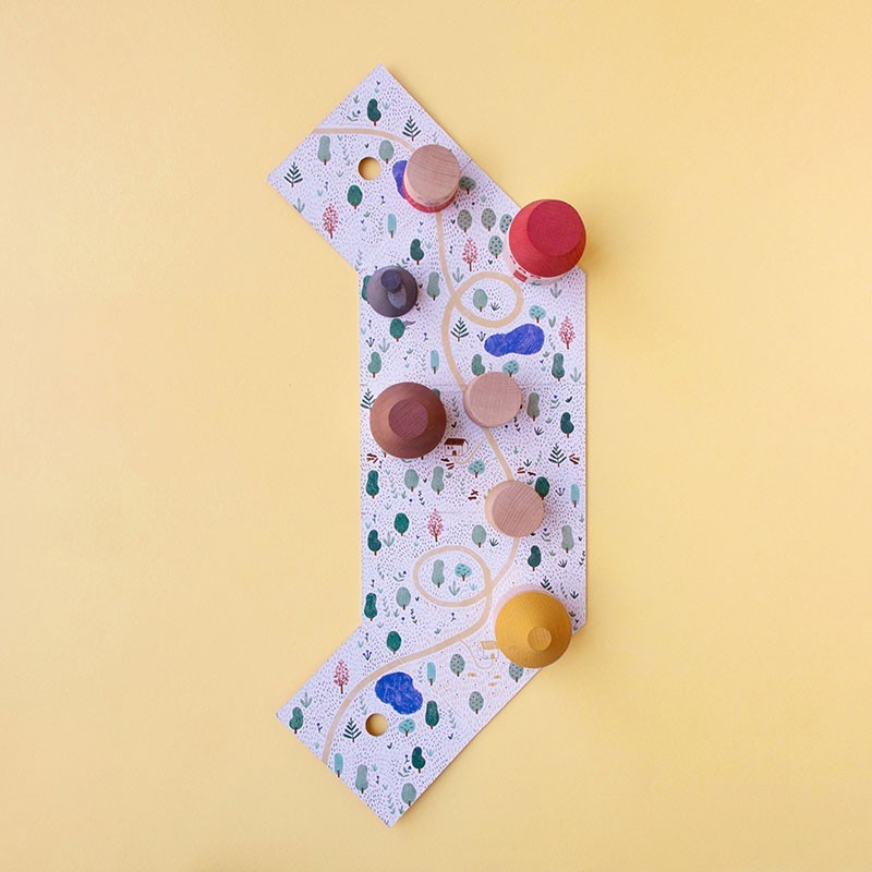 juguete madera de los 3 cerditos